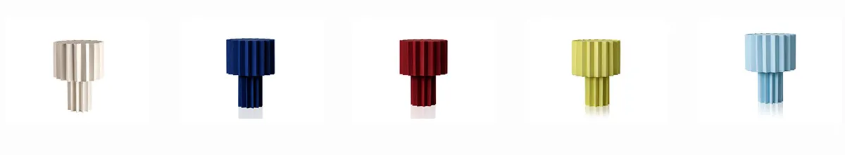 Plissé lamp collection by Folkform for Örsjö Belysning, including Pale Blue 2026