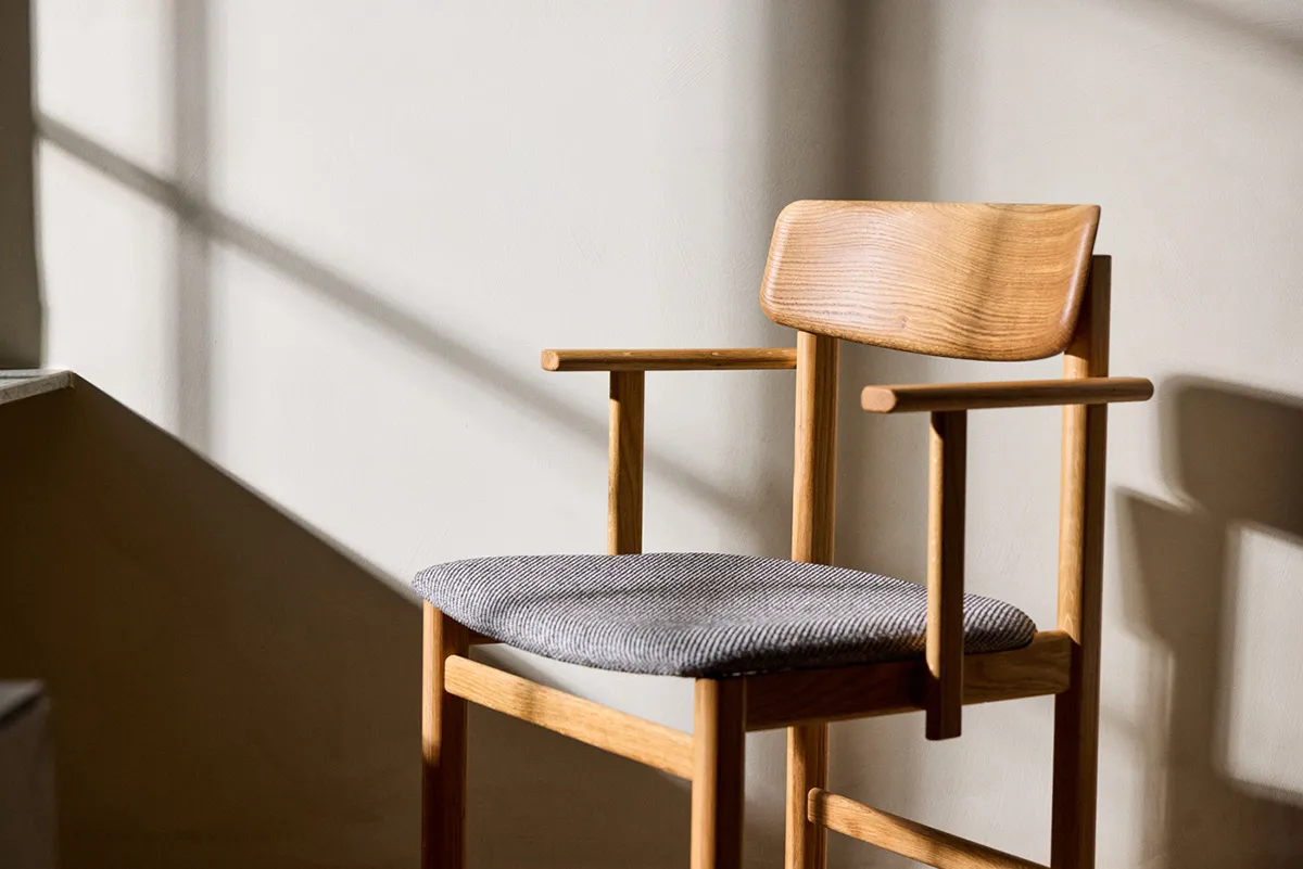 Stolab© Pal Armchair Oak Natural Oil seat Atto Tornado V357602