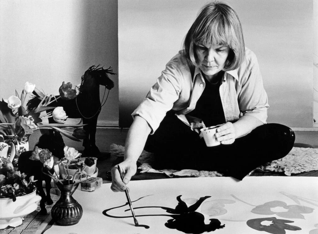 Maija Isola portrait, Finnish textile designer 1927–2001