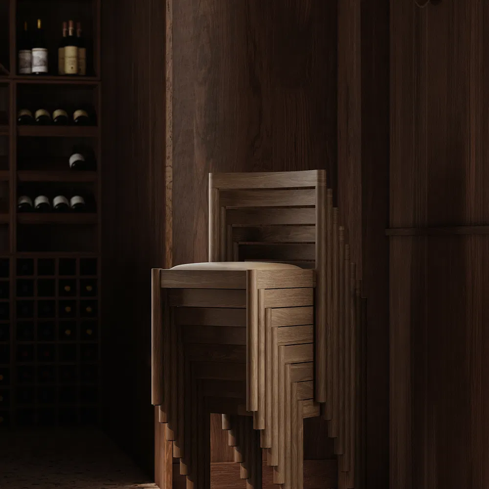 Ekko Chair upholstered edition with Sørensen Leather, Brdr. Krüger and Henning Larsen Architects