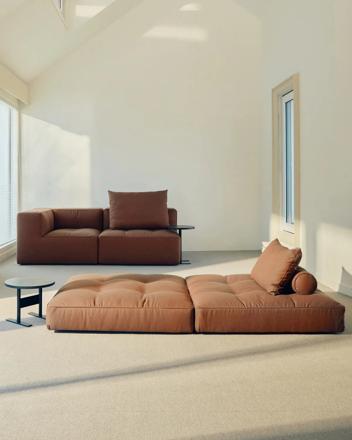 Note design studio didim modular sofa 2 Didim modular lounge sofa by Note Design Studio for Alloso, four-module configuration