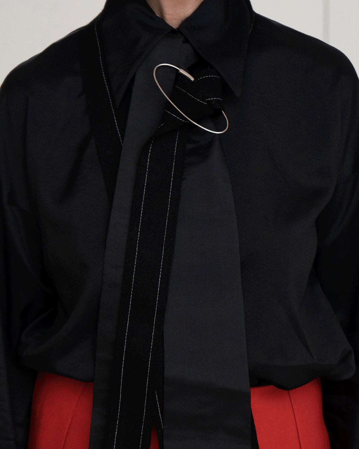 Pia Wallén Collection 01 wool coat, handcrafted at LiLaRo tailoring atelier in Stockholm