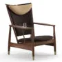 The Whisky Chair Seat Back and Cushions Ecriture 0380 Cushion Ecriture 0240 Walnut 00