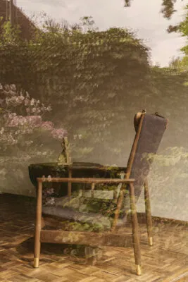 The Whisky Chair Watercolour Dark Chocolate Elegance Walnut Walnut