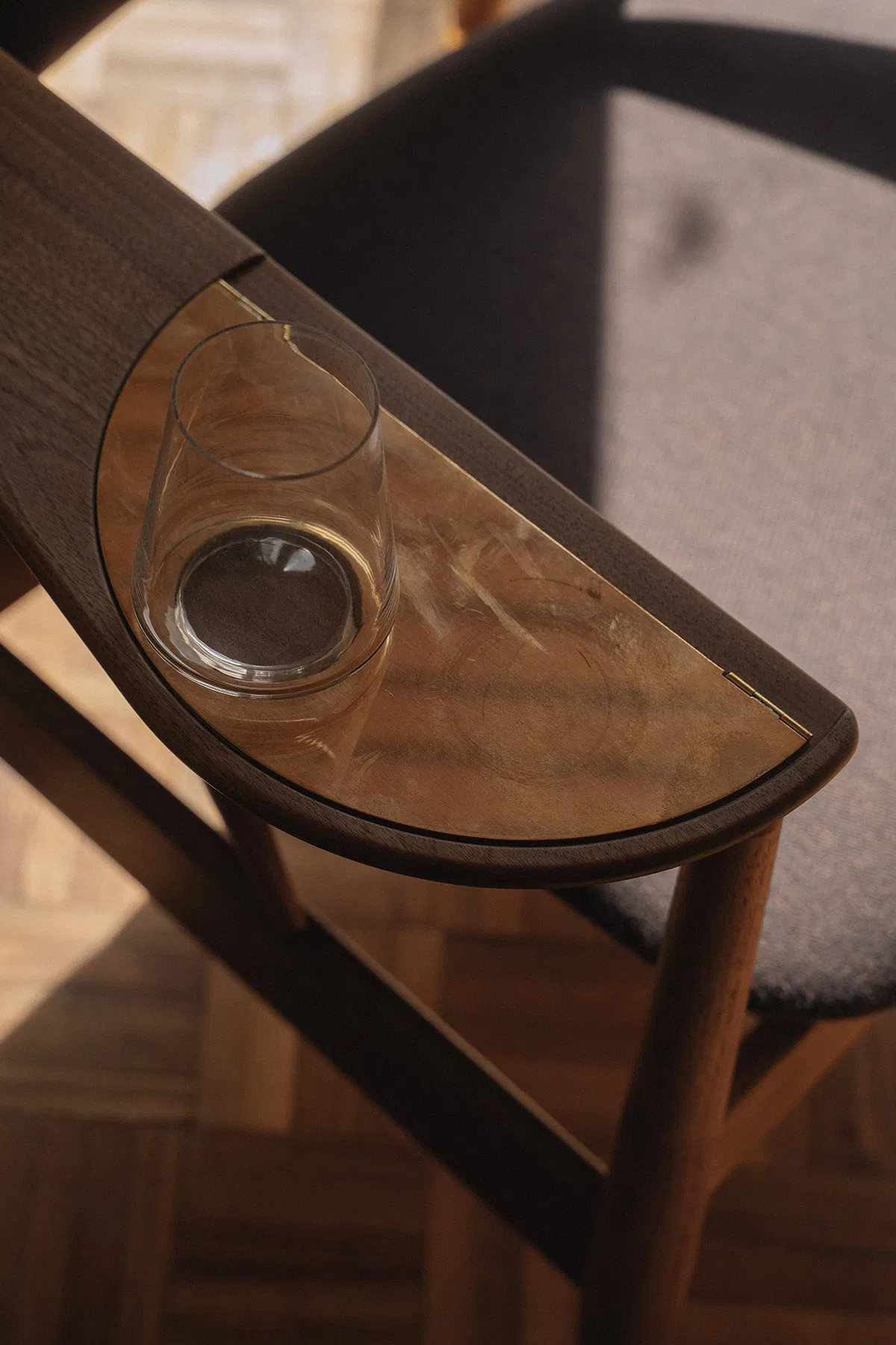 Whisky Chair Watercolour Dark Chocolate Elegance Walnut