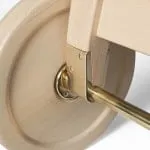 Pernilla 3 Med Hjul Detalj by Bruno Mathsson | Scandinavian Design