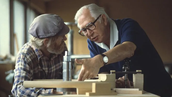 Hans J Wegner Danish furniture designer master of chairs working with Fisker at PP Møbler, Danish modern design classics