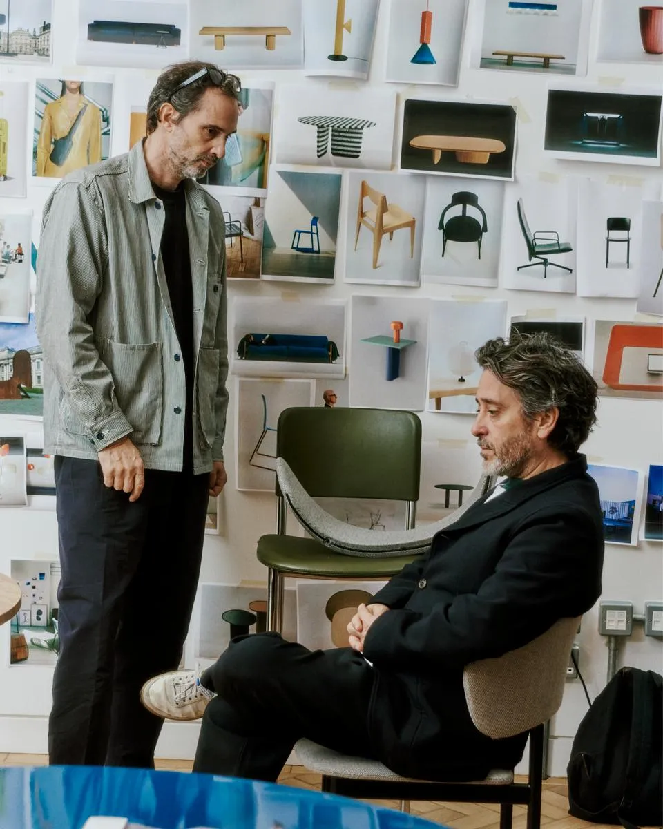 British design duo Barber Osgerby's new Plan armchair for Danish brand Fredericia