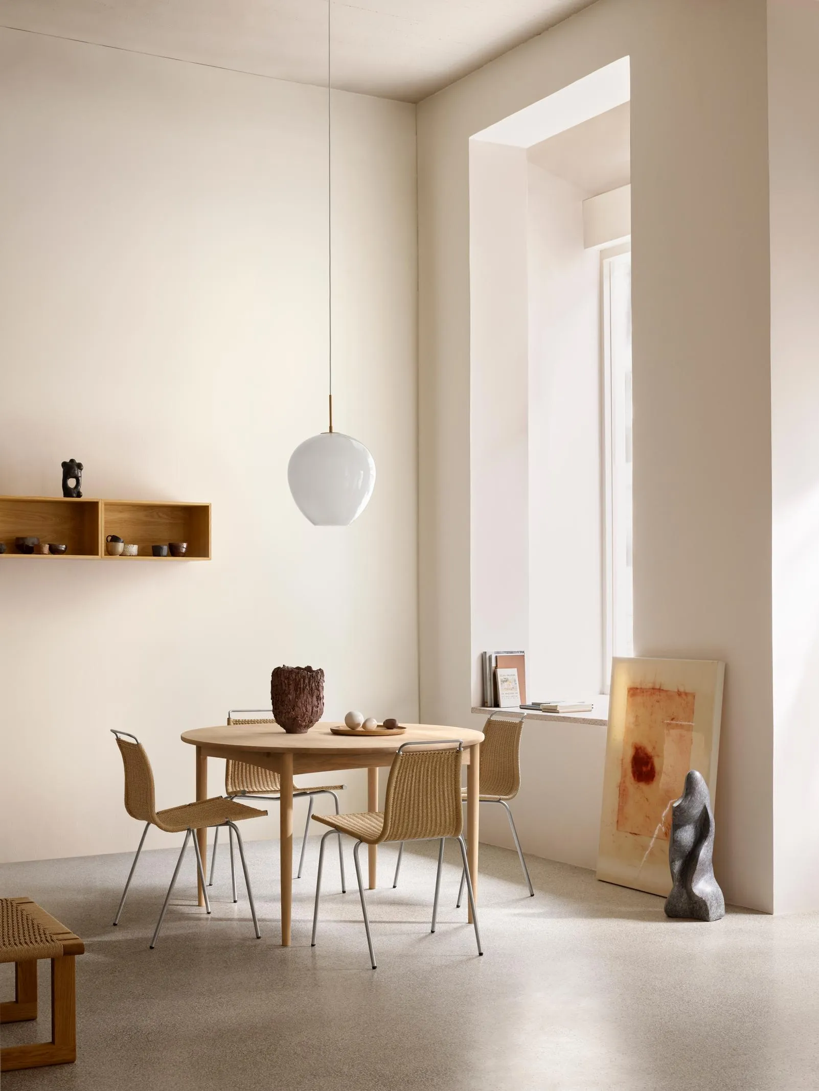 TULIP pendant in interior setting demonstrating how this historical design maintains contemporary relevance