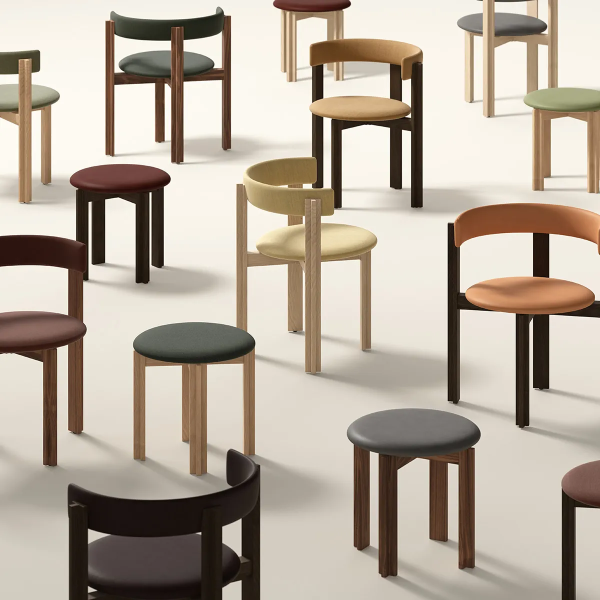 Bodil Kjær's PRINCIPAL chair for Karakter reimagined in all-wood version while maintaining original architectural presence