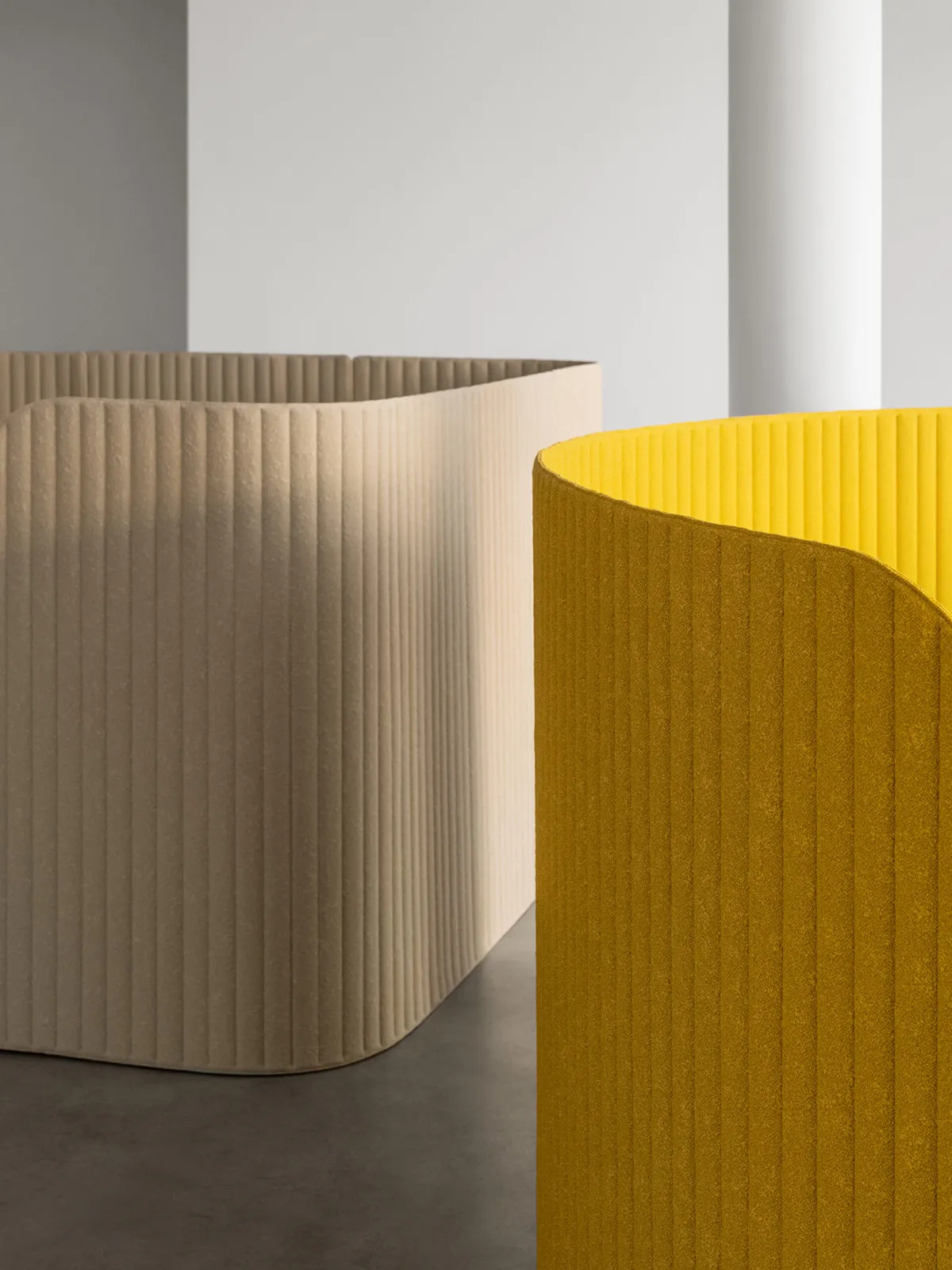 Minimalist Focus Spaces by Note Design Studio for Zelenzio showcasing versatile configurations for varied activities