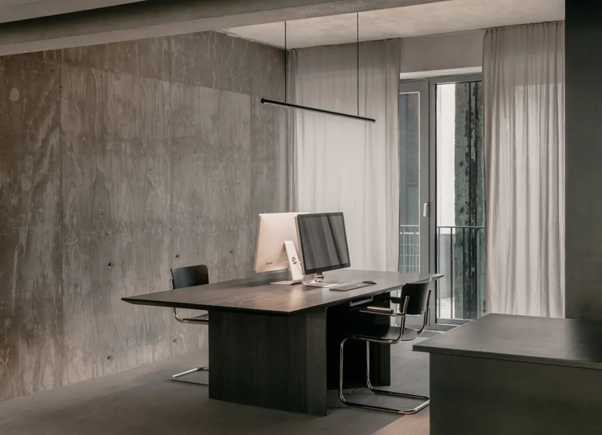 w181 Linier Pro installed in modern office environment providing professional-grade task lighting