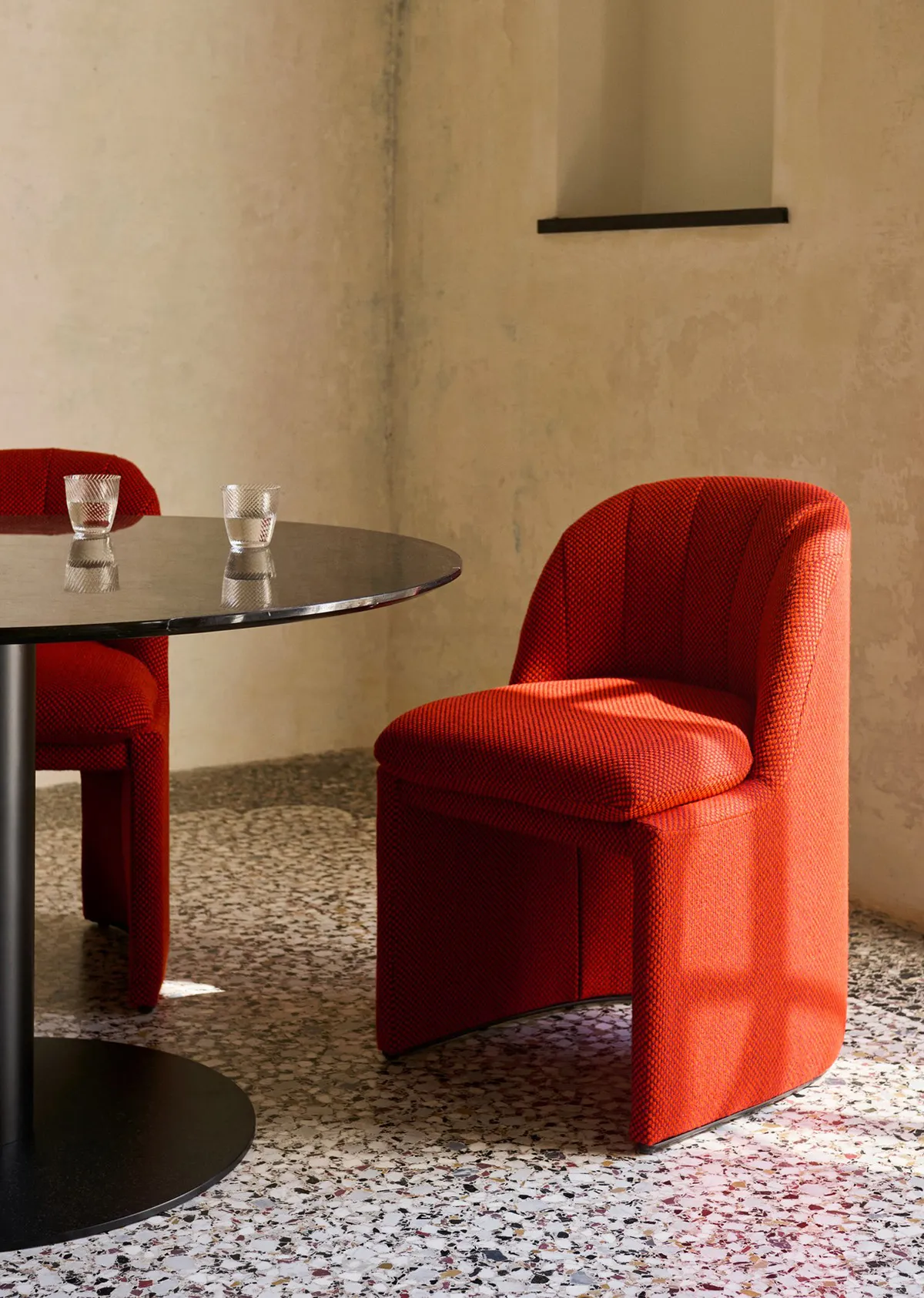 Space Copenhagen Loafer chair in neutral fabric showing versatile design suitable for various interiors