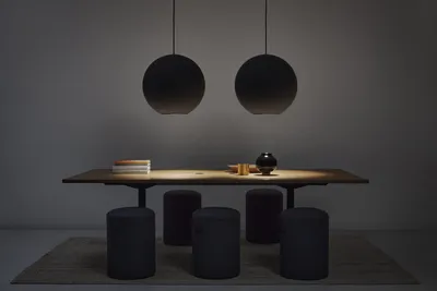 Moon lighting acoustics overview by Thomas Bernstrand for Abstracta combining illumination and sound absorption