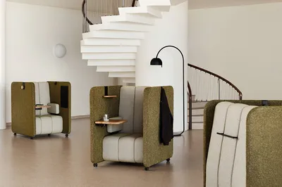 BOB Solo by Bernstrand and Borselius for Blå Station, featuring new standalone seating derived from iconic modular system.