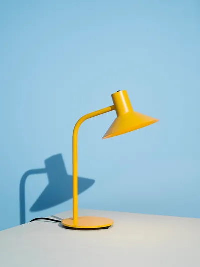 Compose table lamp featuring modular cast aluminum body with LED technology by Jens Fager Zero Lighting