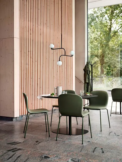 Alba chair by Claesson Koivisto Rune for Skandiform featuring minimalist design and stackable functionality