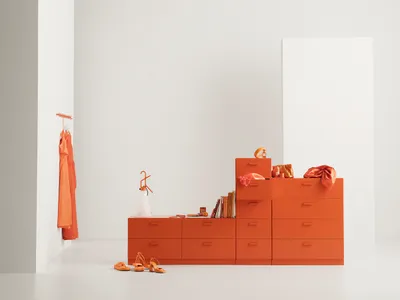 Relief modular shelving system from String Furniture, design by TAF Studio