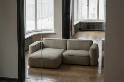 Sustainable Patch by Massproductions featuring distinctive lozenge-shaped backrest with minimal foam usage