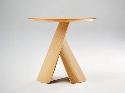 Balanced Hito coffee table by designer Mario Martinez featuring versatile functionality for Karl Andersson & Söner