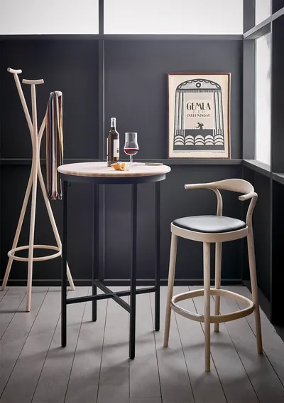 Lightweight Zinc bar chair by Mathieu Gustafsson for Gemla combining strength with exceptional seating comfort