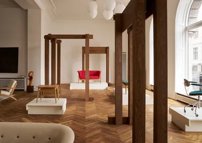 Carl Hansen & Søn Framing Compositions exhibition at Bredgade 33 flagship store during 3 Days of Design 2025