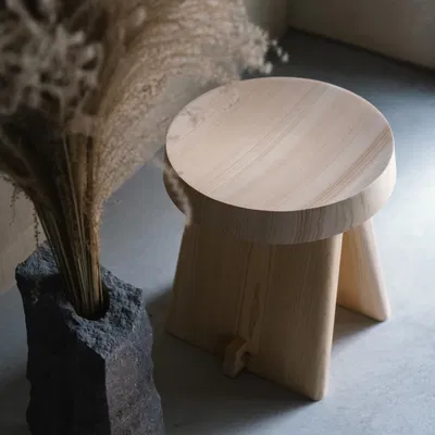 Poj Studio And Norm Architects Launch Joinery Stool In Japanese Hinoki | ScandinavianDesign.com