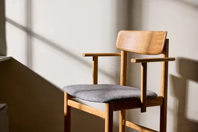 Stolab© Pal Armchair Oak Natural Oil seat Atto Tornado V357602