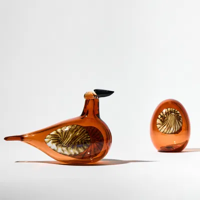 1084756 IittalaEMEA 03 iittala Birds by Toikka Annual bird 2026 Lakla Seville orange