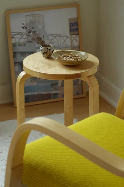 Alvar Aalto's Legendary Stool 60 Returns in Distinctive Loimu