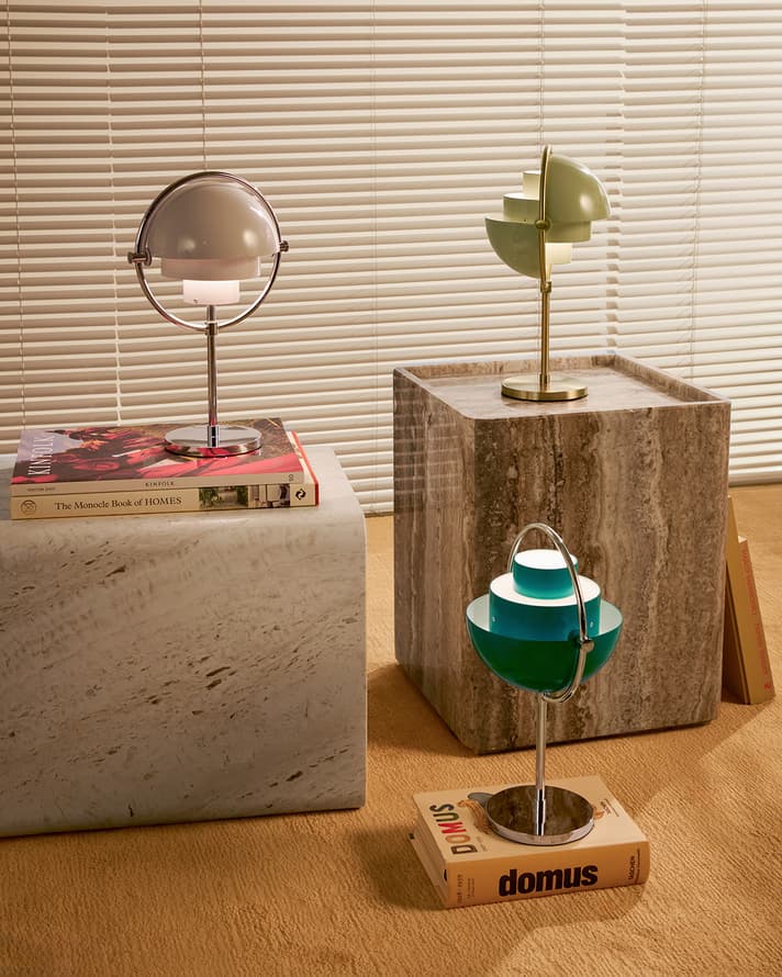 GUBI unveils new color edit for Multi-Lite Portable Lamp by Louis