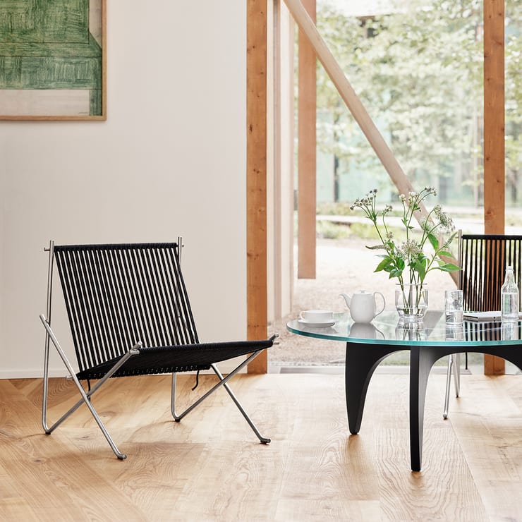PK4™ – a modern and relaxed lounge chair by Poul Kjærholm – Fritz