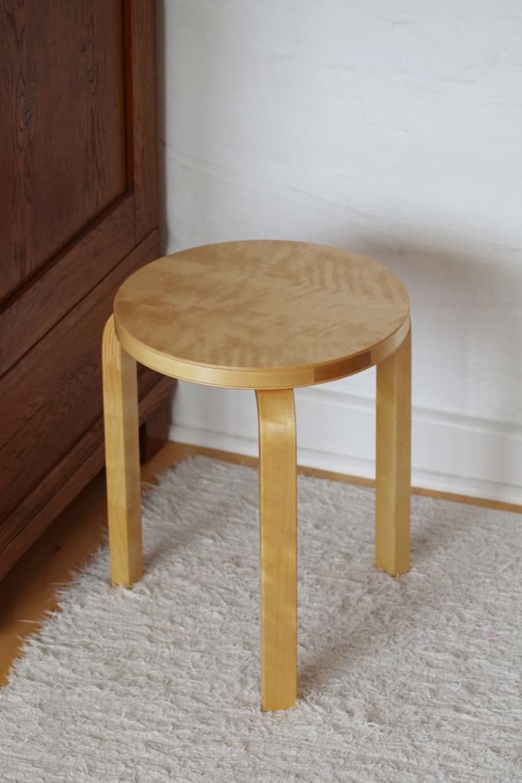 Alvar Aalto's Legendary Stool 60 Returns in Distinctive Loimu