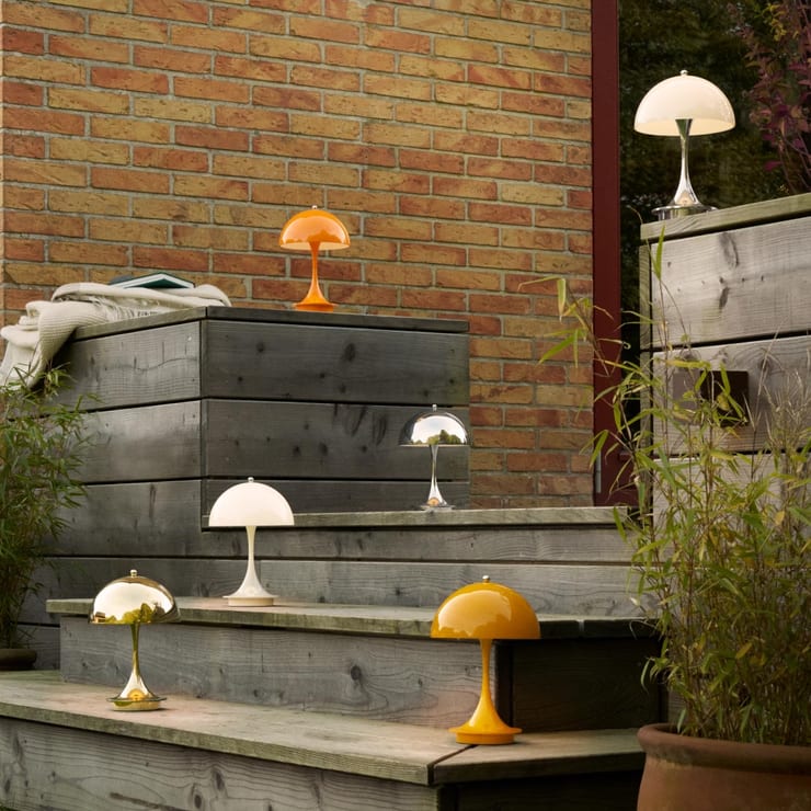 The Panthella lamp Portable is now available in a stunning yellow