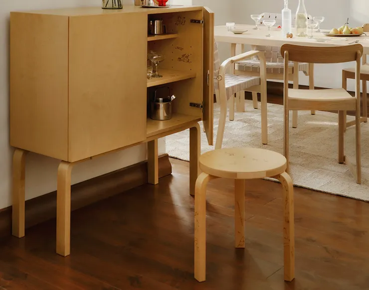 Artek Moomin Stool 60 Celebration Alvar Aalto 2025