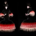 . Dress by Nikoline Liv Andersen The Dance of The Deaf And Dumb Eye. Photo @ Nicky De Silva | Scandinavian Design