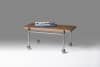 Table model 50 by Bruno Mathsson International – chromed steel frame with laminate or walnut top, SFF 2016