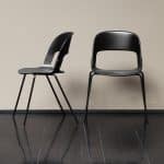 Fritz Hansen Pair 2016 Black 01 Crop | Scandinavian Design