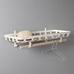Chip Coat Rack White Minus Tio | Scandinavian Design