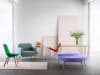 Woodwork desk and meeting table by Skandiform in oak birch office contract furniture