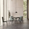 Bombito High chair by Jonas Lindvall for Skandiform – high-back version in oak or ash with teflon glides, optional stained finish and padding