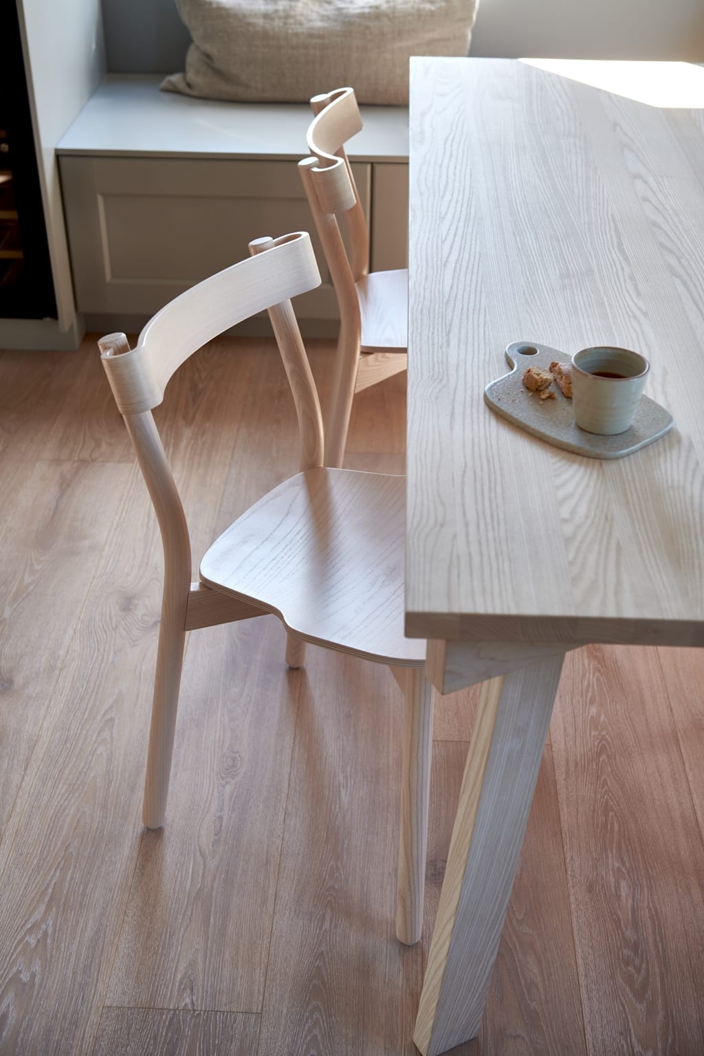 Still Life chair is now available as stackable & dressed versions