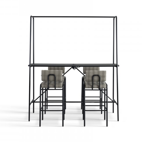 Cosmo seating by Håkan Olsson & Kristofer Jonsson, White Arkitekter for Jonas Ihreborn – powder-coated tube metal base, functional contract seating