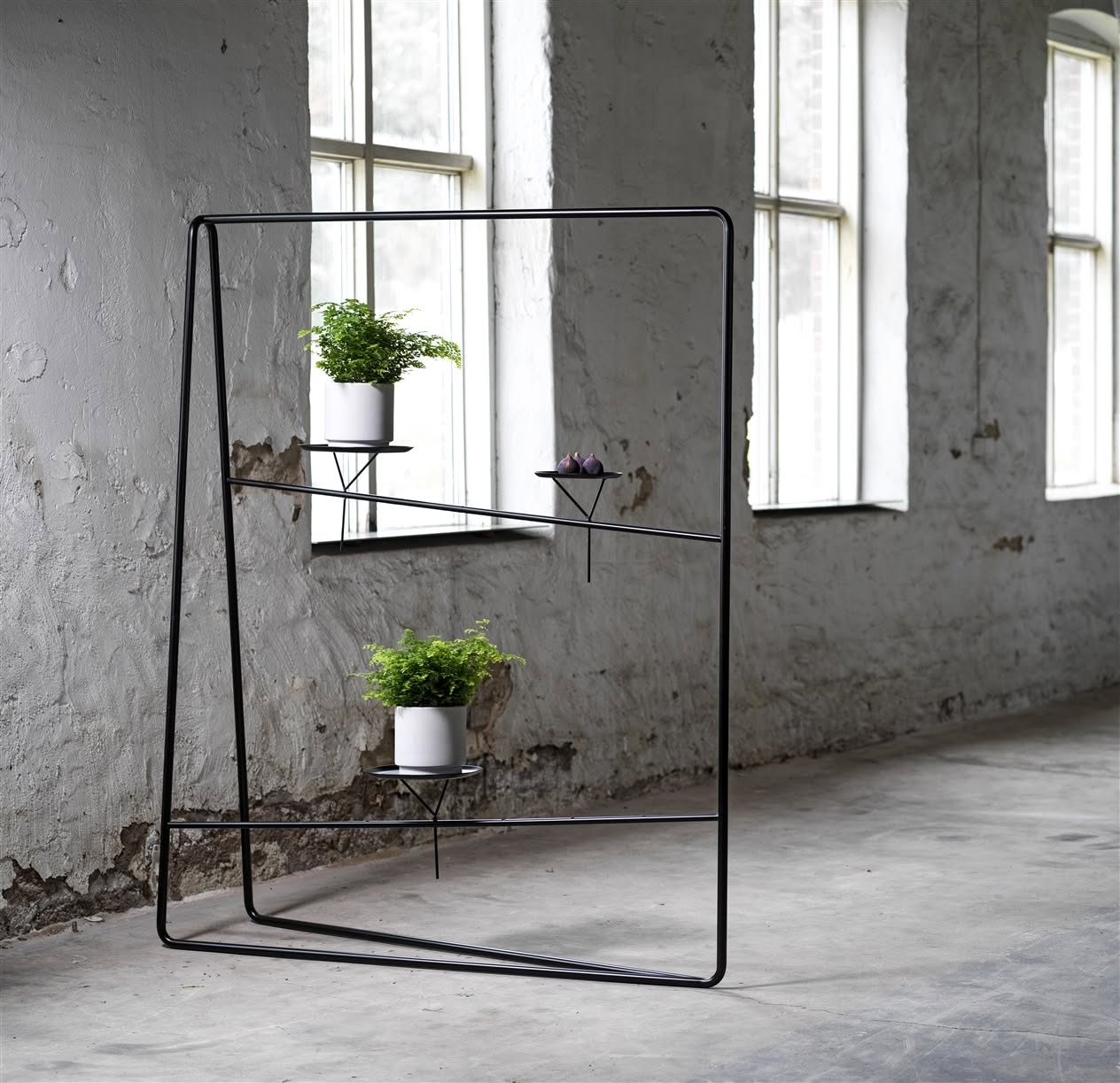 Garden Frame room divider by Monica Förster for SMD Design, three sizes with plants