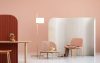 Focus Floor textile screen by Note Design Studio for Zilenzio – lightweight foldable floor partition for flexible office environments, multiple sizes