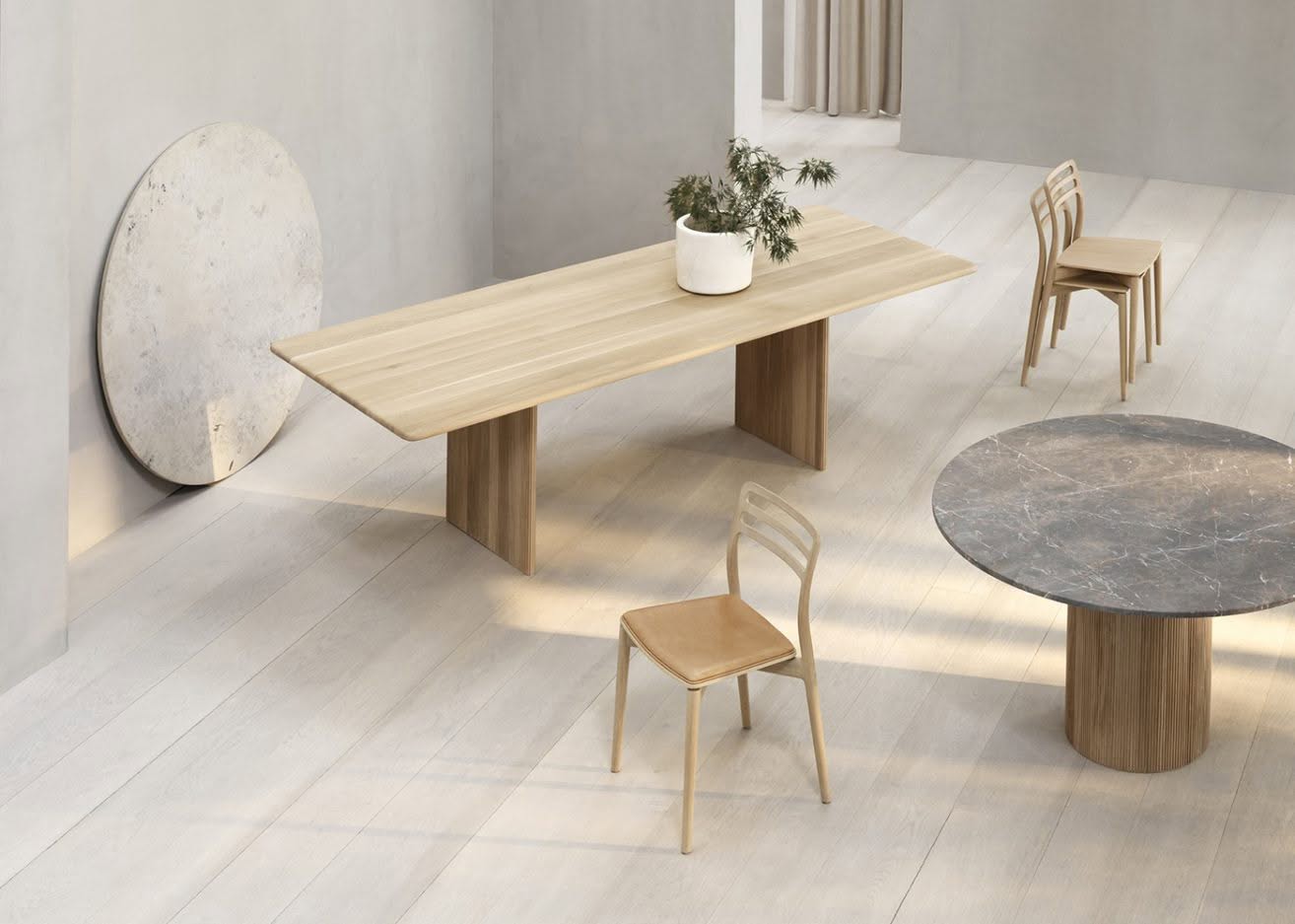 Vipp481 494 496 Cabin Lightoak Concept01 Low | Scandinavian Design