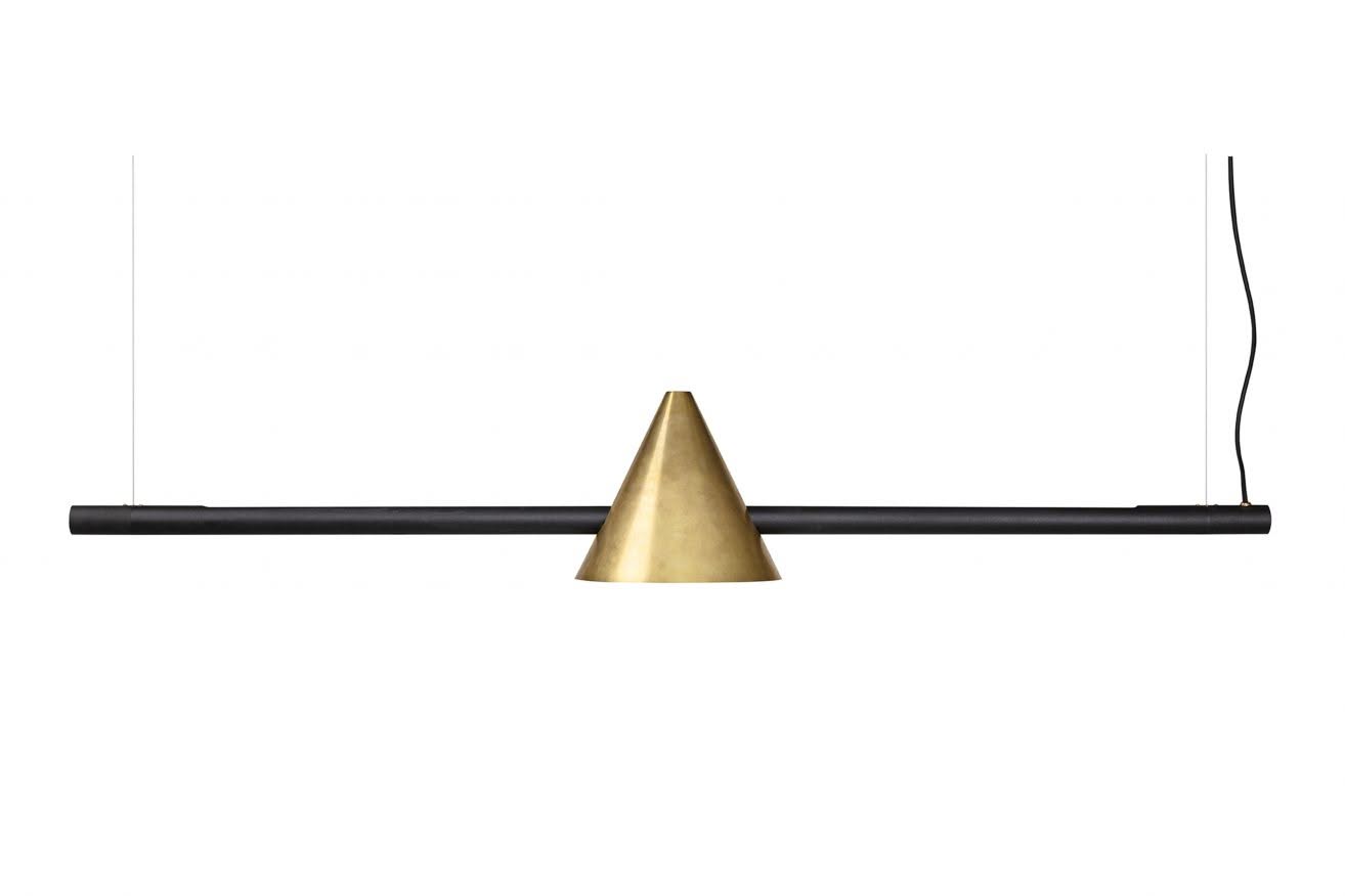 Tell Cone Black Brass | Scandinavian Design