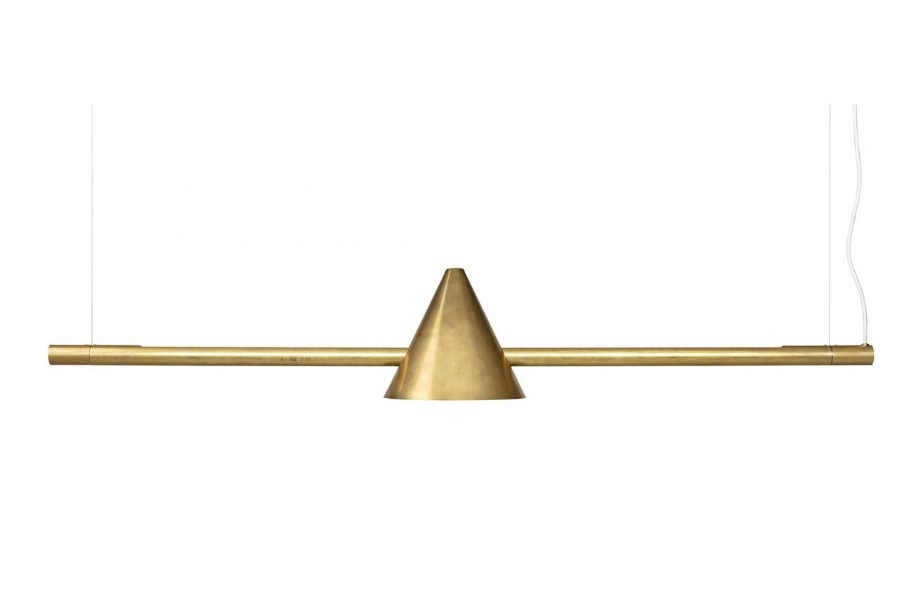 Tell Cone Brass | Scandinavian Design