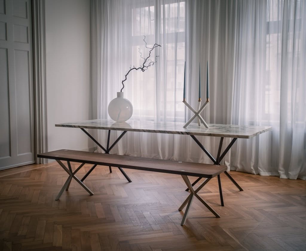 Per Söderberg Bespoke Collection for No Early Birds — Calacatta marble furniture produced in Stockholm