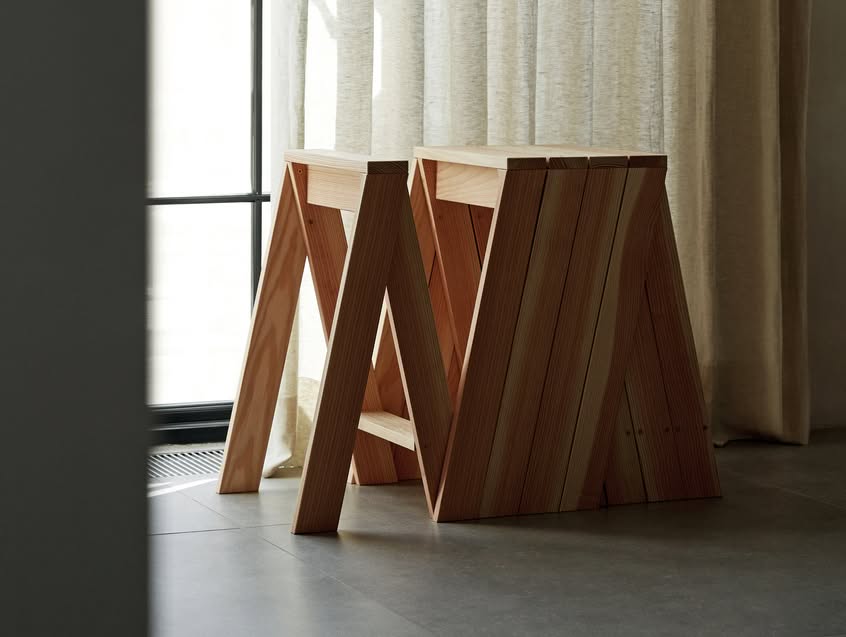Ishinomaki AA Stool by Torafu Architects – menu